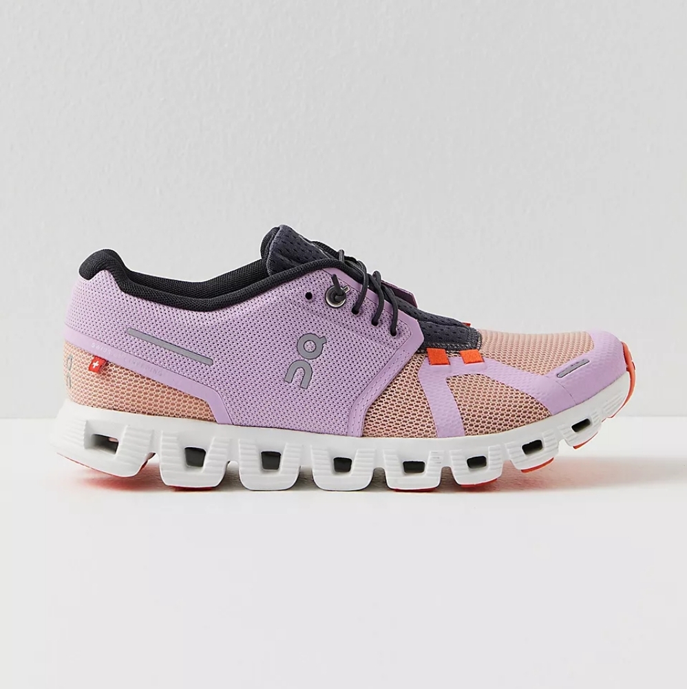 On Running Cloud 5 Push Women's Sneakers NEW Size 9 Fiji/Rose - Picture 3 of 14